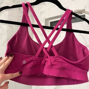 lululemon athletica Magenta Sports Bra